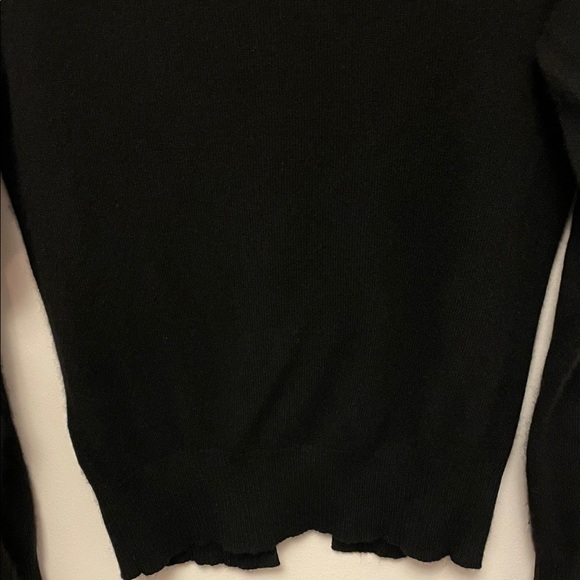 Lord & Taylor Black Cardigan with Polka Dots Size Medium - Picture 7 of 7